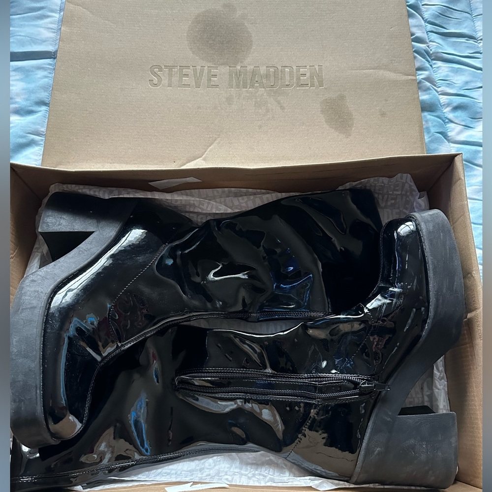 Steven Madden Knee High Platform Boots